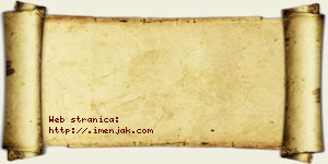 Hana Vuksan vizit kartica